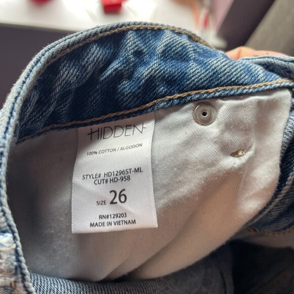 High - Waisted Ripped Boot Cut Jeans - Picture 4 of 4